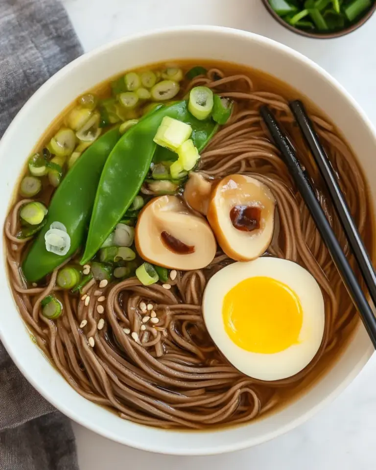 15 Minute Soba Noodle Soup