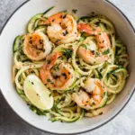 15 Minute Sweet Chili Shrimp Zoodles