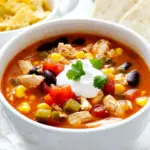 20 Minute Chicken Enchilada Soup