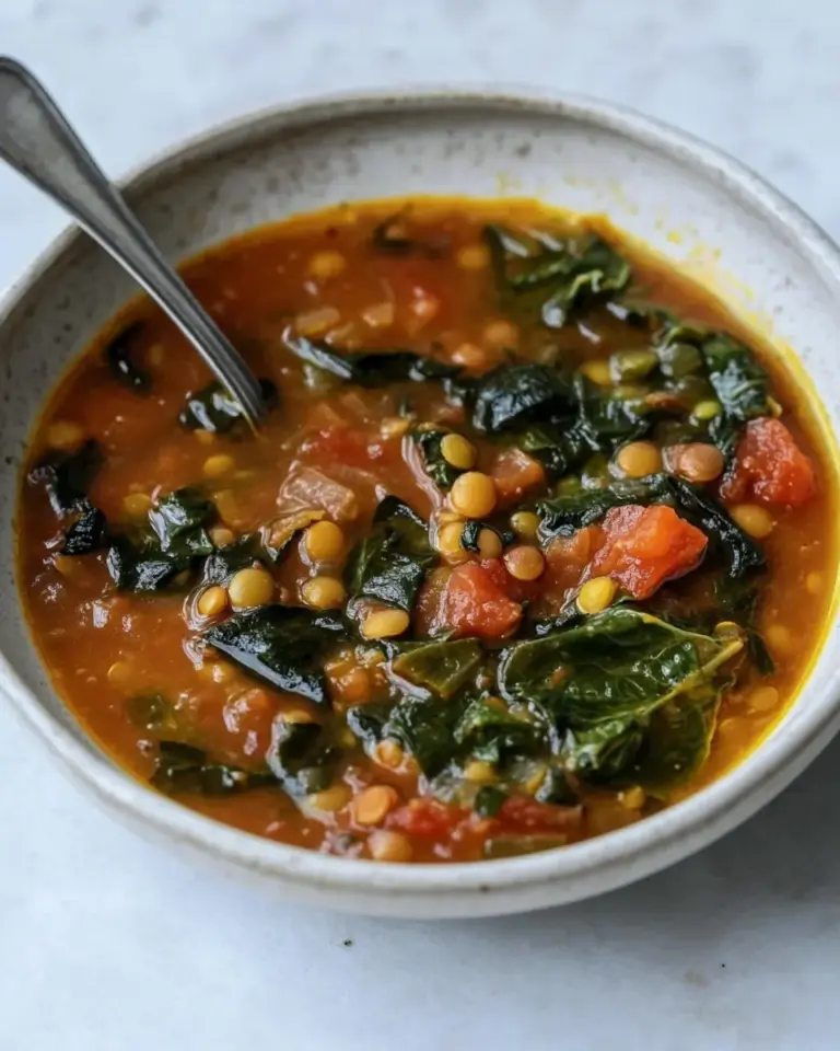 30 Minute Moroccan Red Lentil Soup
