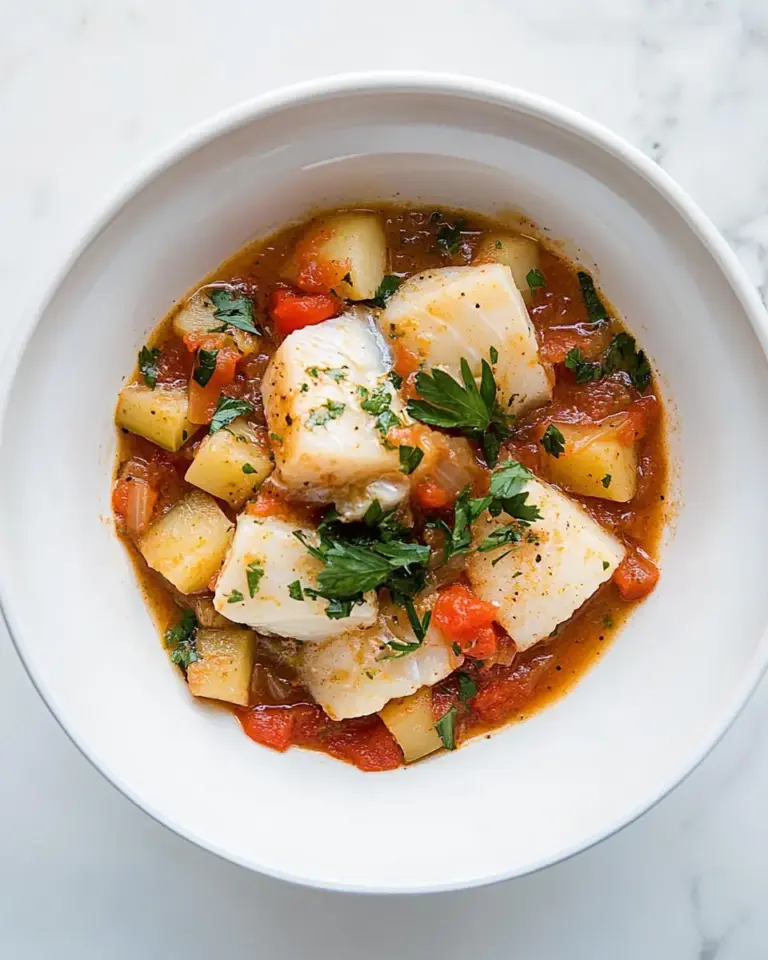 30 Minute Spanish Cod Fish Stew