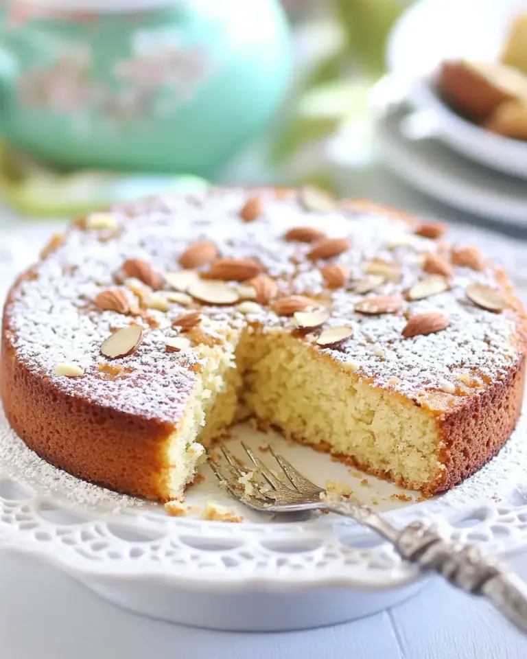 5 Minute Almond Cake