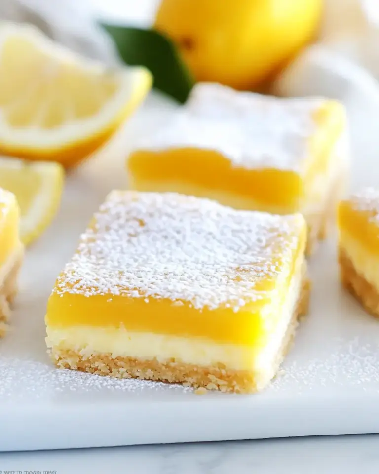 Air Fryer Lemon Squares