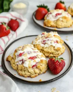 Almond Flour Strawberry Scones