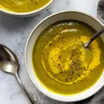 Anti Inflammatory Broccoli Turmeric Slow Cooker Soup
