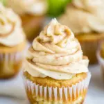 Apple Cupcakes with Cinnamon Cream Cheese Frosting