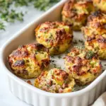Apple Sausage Stuffing Bites