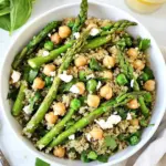 Asparagus Chickpea Quinoa Salad