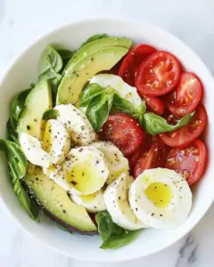 Avocado Caprese Salad
