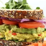 Avocado Veggie Sandwich
