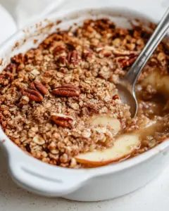 Baked Apple Pecan Crisp