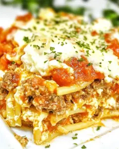 Baked Cream Cheese Spaghetti Casserole
