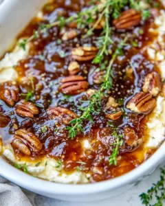 Baked Feta Dip with Fig Jam and Pecans