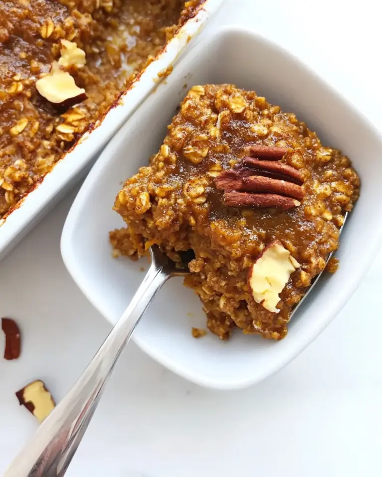 Baked Pumpkin Oatmeal