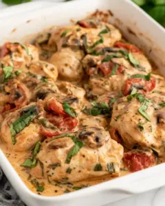 Baked Tuscan Chicken