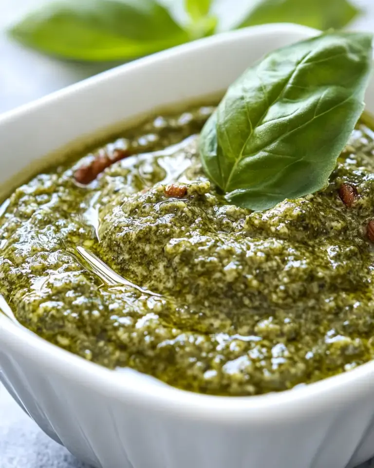 Basil Pesto with Roasted Pecans