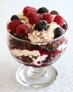 Berry Brownie Trifle