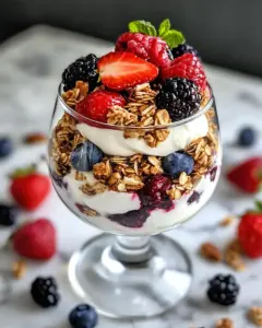 Berry Yogurt Breakfast Parfait