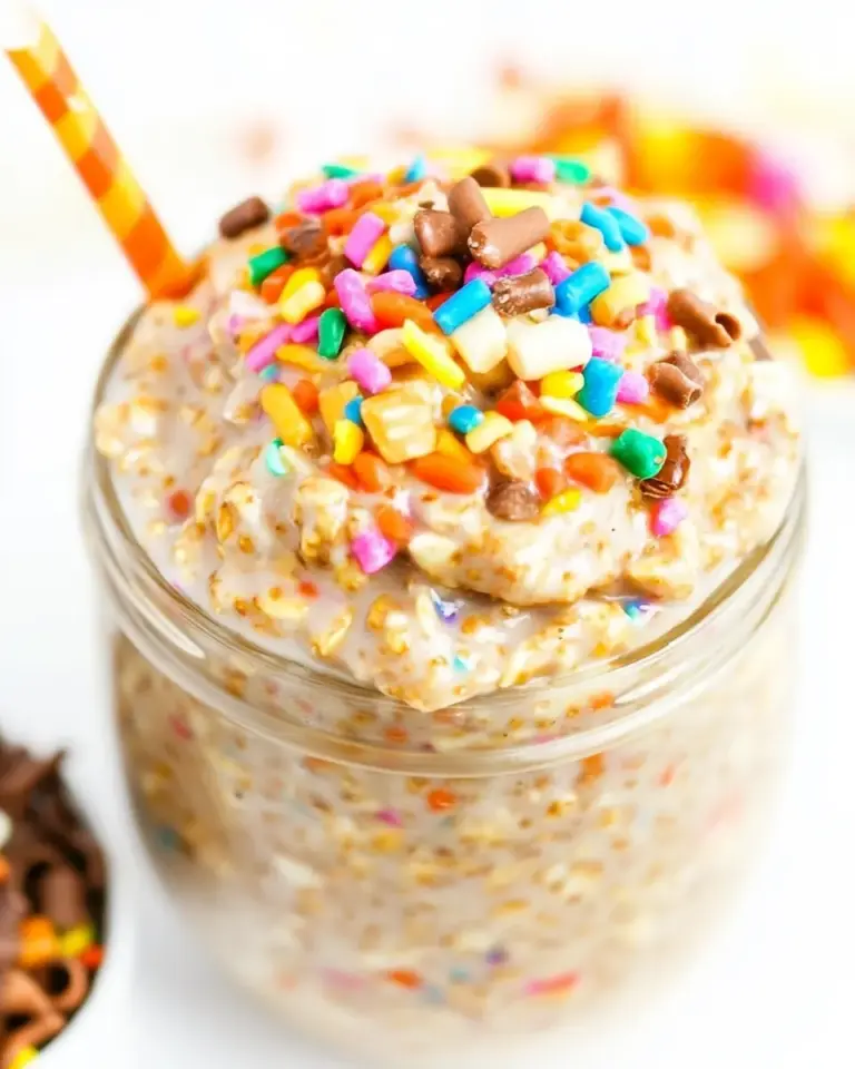Birthday Cake Overnight Oats