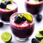 Blackberry Lime Green Smoothie