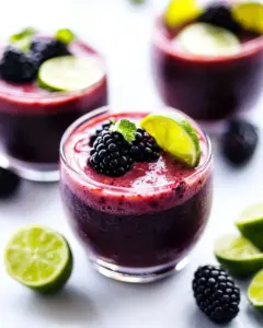 Blackberry Lime Green Smoothie