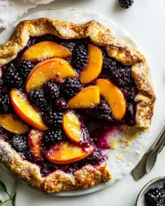 Blackberry Peach Galette