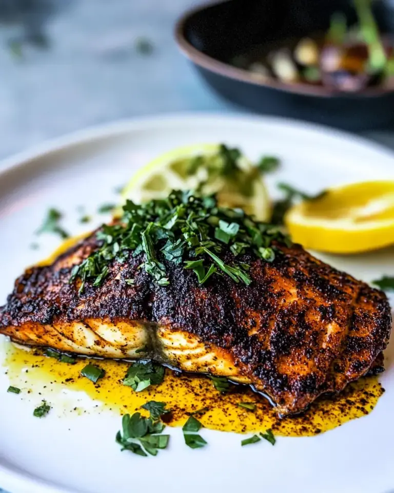 Blackened Redfish
