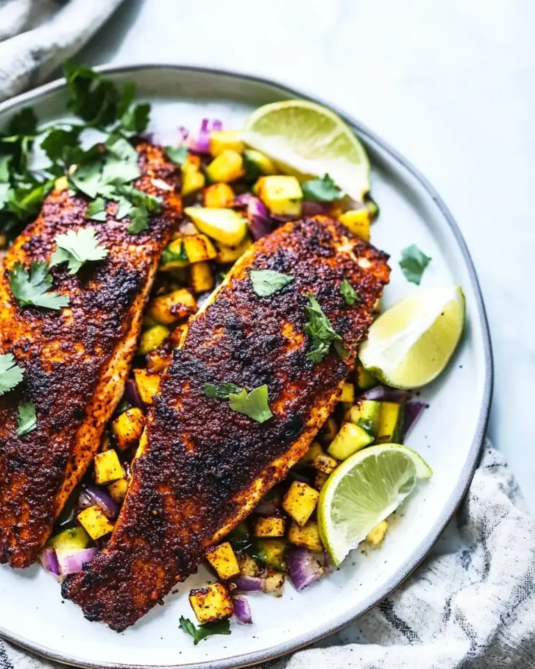 Blackened Tilapia