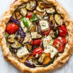 Blue Cheese and Roasted Vegetable Tart