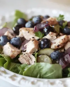 Blueberry Balsamic Chicken Salad