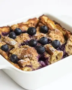 Blueberry French Toast Casserole