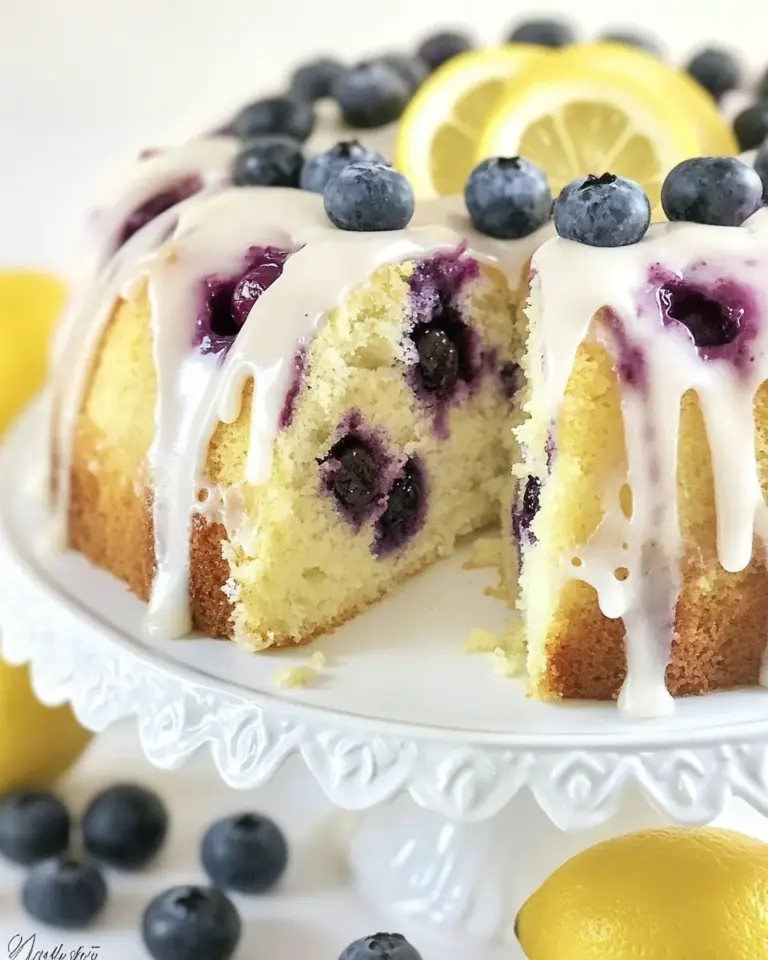 Blueberry Lemon Pound Cake
