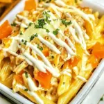 Buffalo Chicken Alfredo Pasta