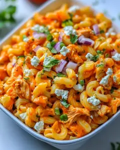 Buffalo Chicken Pasta Salad
