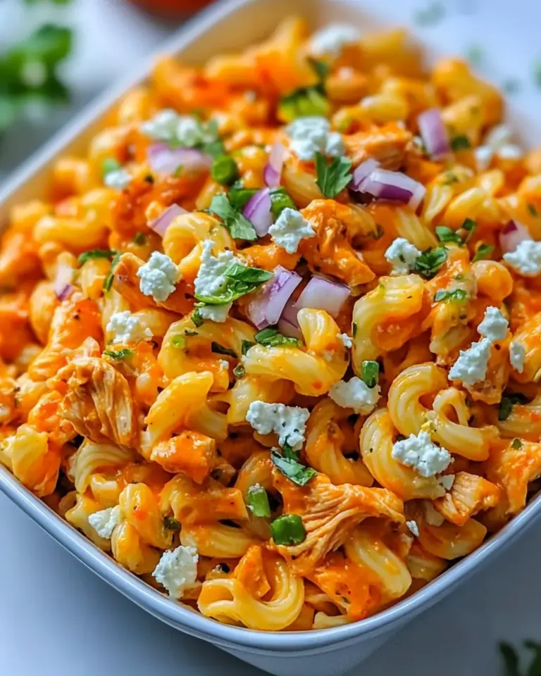 Buffalo Chicken Pasta Salad