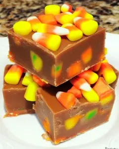 Candy Corn Fudge Recipe