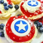 Captain Americas Sweet Shield Cakes