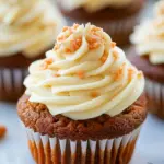 Carrot Cake Cupcakes with Cream Cheese Frosting