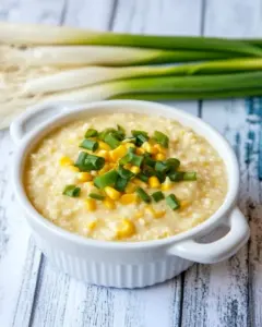 Cheese Grits with Corn and Vidalia Onion