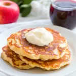 Cheese Pancakes with Apple