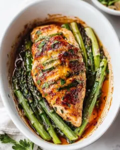 Cheesy Asparagus Stuffed Chicken