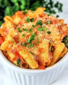 Cheesy Chicken Pasta Bake
