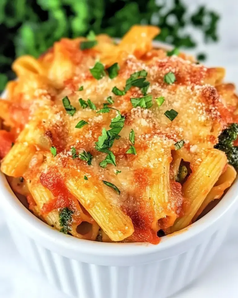 Cheesy Chicken Pasta Bake
