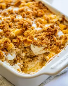 Cheesy Chicken Stuffing Casserole