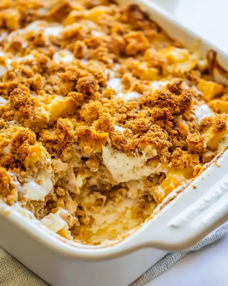 Cheesy Chicken Stuffing Casserole