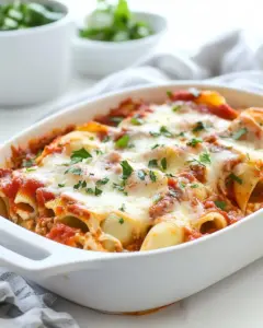 Cheesy Lasagna Pasta Stuffed Shells