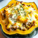 Cheesy Stuffed Acorn Squash