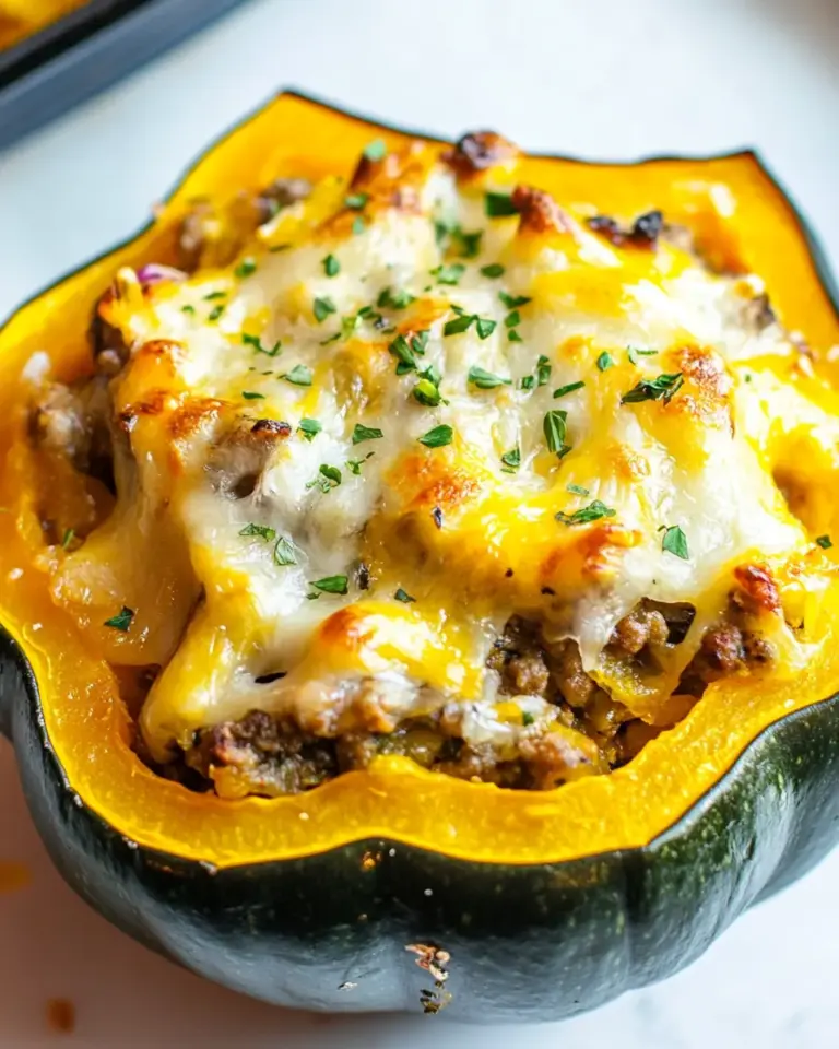 Cheesy Stuffed Acorn Squash