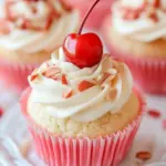 Cherry Almond Cupcakes