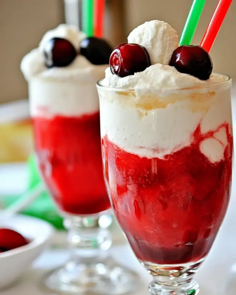 Cherry Italian Cream Sodas
